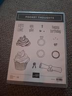 Stampin' Up! Pocket Thoughts Stempelset, Ophalen of Verzenden, Zo goed als nieuw, Clearstamp
