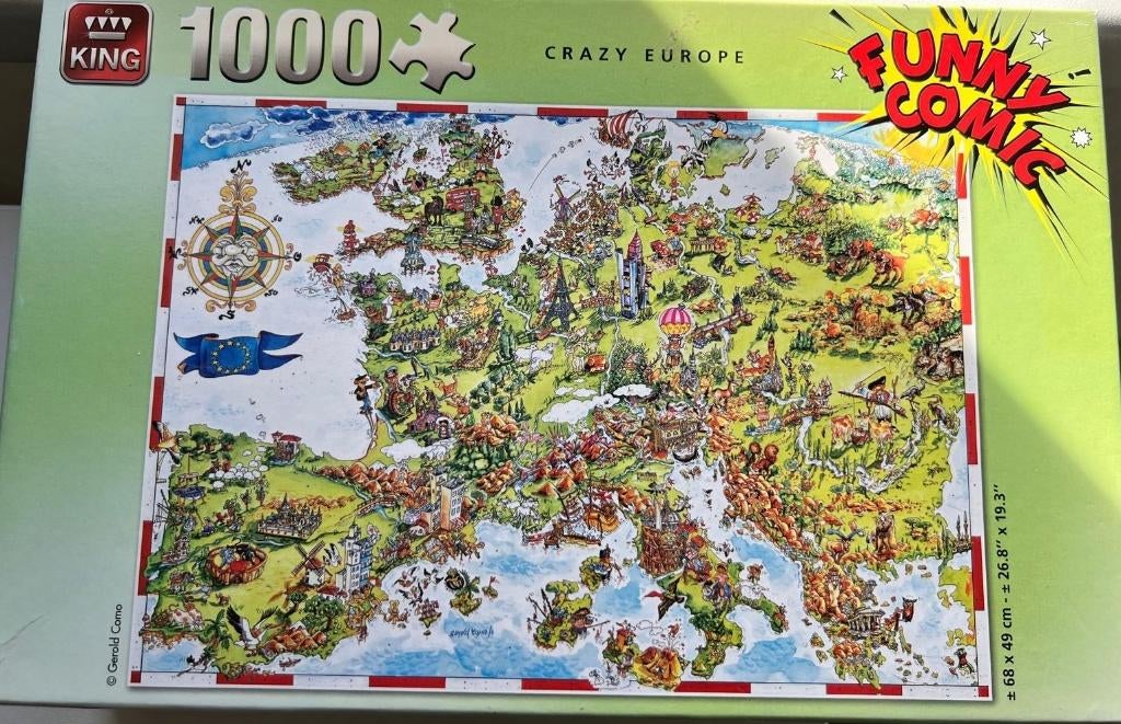 Puzzel, Ophalen, 500 t/m 1500 stukjes, Zo goed als nieuw, Legpuzzel