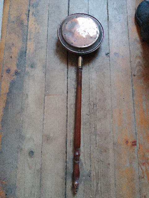 Mooie oude koperen beddenpan., Ophalen