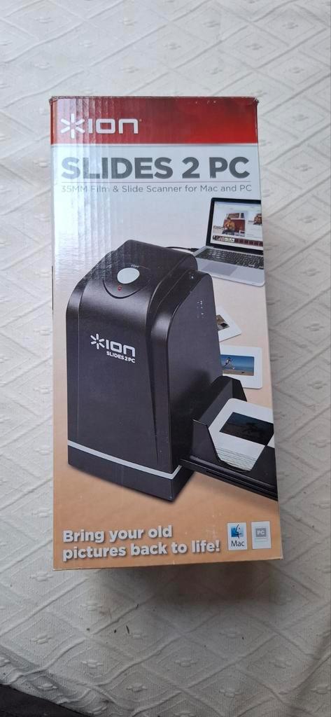 ION Slides 2 PC 35mm Film & Slide Scanner, Computers en Software, Scanners, Zo goed als nieuw, Diascanner, MacOS, Windows, Ophalen of Verzenden