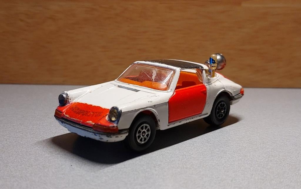 Corgi Toys Porsche 911 Rijkspolitie Speelgoedauto, Overige merken, Gebruikt, 1:50 of kleiner, Auto