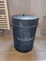 Wasmand rond zwart/grijs, Ophalen, Zo goed als nieuw, Zwart