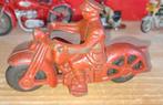 Vintage 1930s Hubley 4” Red Cast Iron Motorcycle Policeman R, Ophalen of Verzenden