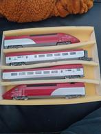 🔴 MEHANO Thalys treinset 4 delig in doos, Ophalen of Verzenden, Gelijkstroom, Treinset