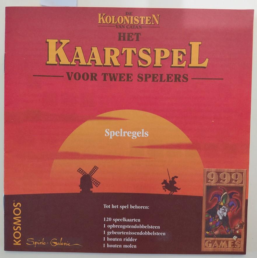 Kolonisten van Catan het kaartspel, Een of twee spelers, Ophalen of Verzenden, Zo goed als nieuw, 999 Games