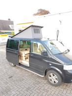 Volkswagen Multivan kampeerwagen 2.5 TDI AUT 2004 Zwart, Auto's, Beige, Overige carrosserieën, Zwart, Diesel