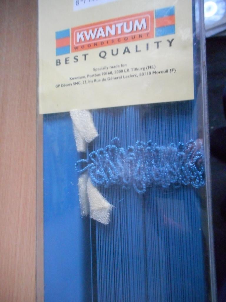 jaloezie 25mm kunststof blauw 60x130 NIEUW, Huis en Inrichting, Stoffering | Gordijnen en Lamellen, Blauw, 100 tot 150 cm, Nieuw
