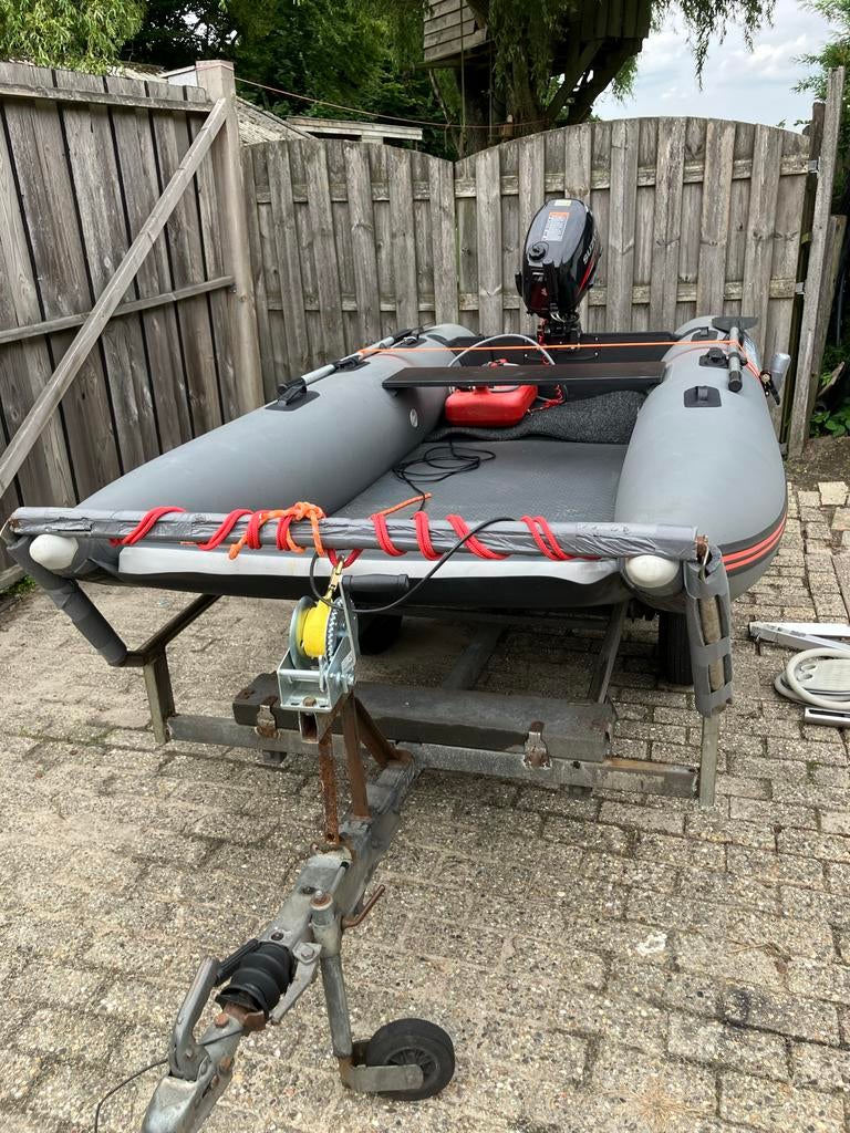 Rib 3.35 Xpro catam-air met 6 pk Suzuki, Airdeck, Gebruikt, Benzine, Minder dan 70 pk