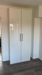 2x IKEA Pax kasten - hoogglans wit met spiegeldeur, Met deur(en), 200 cm of meer, Overige materialen, Zo goed als nieuw