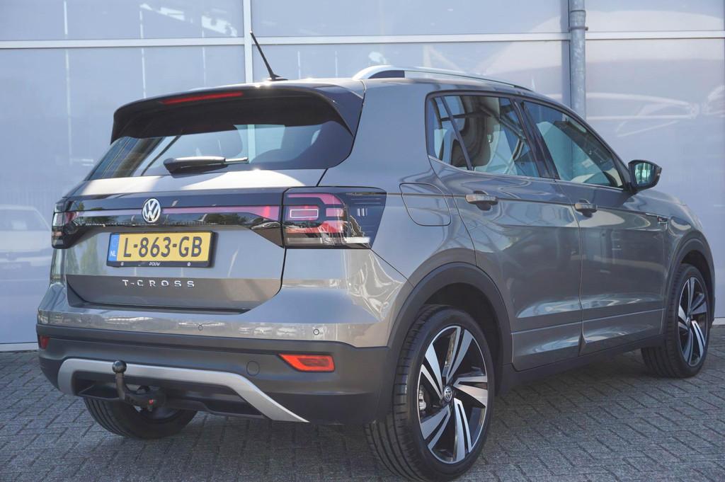 Volkswagen T-Cross 1.0 TSI 115pk Style | Trekhaak | Blindspo, Auto's, Volkswagen, Voorwielaandrijving, 12 maanden, Gebruikt, Euro 6