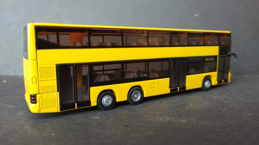 Man Dubbeldekker bus Berlin 1:87 H0 Siku Metall Pol, SIKU, Verzenden, Bus of Vrachtwagen, Schlittenbacherstrasse 60 Lüdenscheid
