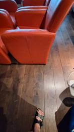 Oranje eetkamerstoelen, Huis en Inrichting, Fauteuils, Ophalen, Zo goed als nieuw