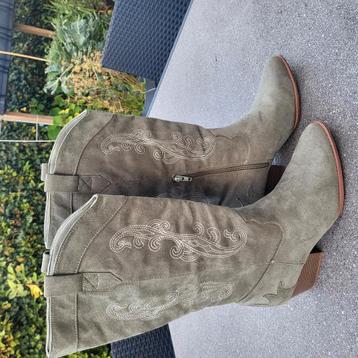 Groene cowgirl laarsjes mt 42 beschikbaar voor biedingen