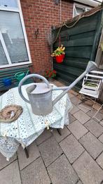 Metalen Gietijzeren Bloemen Gieter - Vintage Tuinaccessoire, Tuin en Terras, Gieters, Ophalen, Gebruikt, Metaal