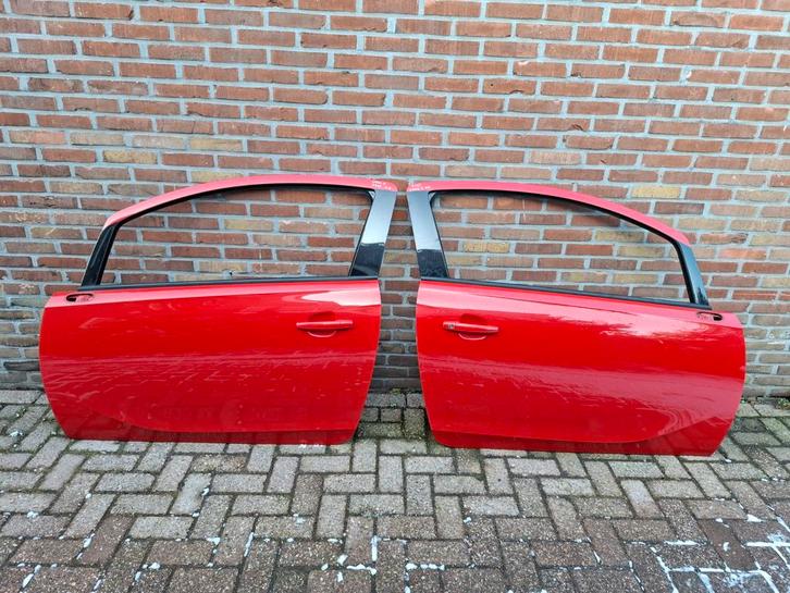 Opel corsa E 2016 deuren, achterklep, zijschermen, spoiler., Auto-onderdelen, Carrosserie en Plaatwerk, Achterklep, Opel, Ophalen of Verzenden