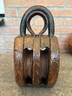 Scheepskatrol scheepsblok Nautisch Botter scheepvaart, Ophalen of Verzenden