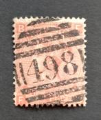 ENGELAND Victoria 1865 4d. dull vermillion SG93 plate 8, Postzegels en Munten, Postzegels | Europa | UK, Verzenden, Gestempeld