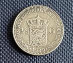 ½ gulden 1929 - zilveren munt, Zilver, Koningin Wilhelmina, Ophalen of Verzenden, Losse munt