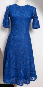 La Dress by Simone Koningsblauwe Kanten Jurk Maat XXS, LaDress, Maat 34 (XS) of kleiner, Blauw, Knielengte