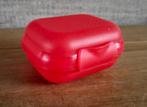 Tupperware Smartclipdoos Lunchdoos Mini Rood 9,5 x 7,5 x 5cm, Huis en Inrichting, Keuken | Tupperware, Ophalen of Verzenden, Zo goed als nieuw