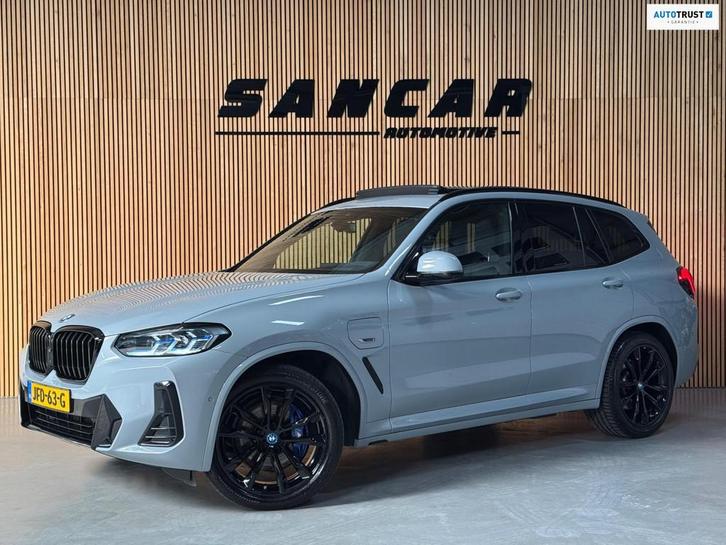 BMW X3 XDrive30e M-sport BROOKLYN GRAU FACELIFT PANO|HUD|TRE, Auto's, BMW, Bedrijf, Te koop, X3, 360° camera, 4x4, ABS, Achteruitrijcamera