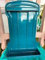 Vintage Brocante blauw emaille lepelrek, Antiek en Kunst, Curiosa en Brocante, Ophalen of Verzenden