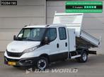 Iveco Daily 35C14 Kipper met Kist Dubbel Cabine Dubbellucht, Stof, Gebruikt, Euro 6, Iveco