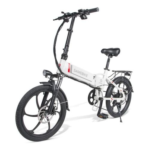 SAMEBIKE 20LVXD30-II Opvouwbare elektrische fiets Wit, Sport en Fitness, Overige Sport en Fitness, Nieuw, Verzenden