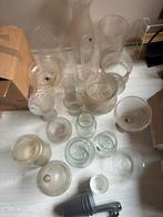 Heel veel vazen, Huis en Inrichting, Woonaccessoires | Vazen, Overige kleuren, Ophalen of Verzenden, Minder dan 50 cm, Glas