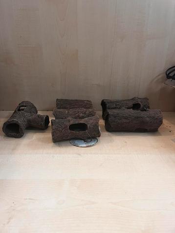Ceramic nature boomstammen aquariumdecoratie setje beschikbaar voor biedingen