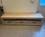 Licht eiken tv-meubel met lades en mandjes 210 x 50 x 50, Huis en Inrichting, Kasten | Televisiemeubels, Ophalen, Zo goed als nieuw