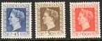 Wilhelmina NVPH 487-489, ongebruikt, Ophalen of Verzenden, Na 1940, Postfris