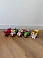Heel goed 5x houten constructie auto voertuig Playing Kids, Ophalen of Verzenden, Zo goed als nieuw