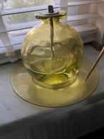 5 olielamp bollen met schotel /lees beschrijving, Ophalen, Zo goed als nieuw, Overige materialen, Minder dan 25 cm