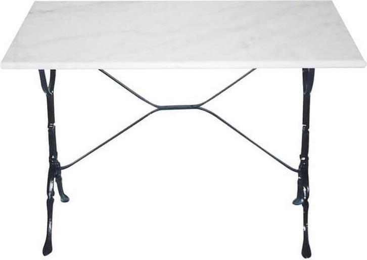 Marmeren Bistro Tafel, Tuin en Terras, Tuinsets en Loungesets, Gebruikt, Ophalen