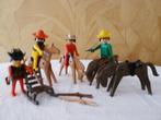 Playmobil: 3341-3343 cowboy, paard, sheriff, schommelstoel, Ophalen of Verzenden, Zo goed als nieuw, Complete set