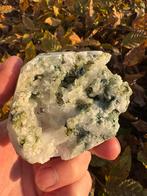 Kwarts met epidoot, Ophalen of Verzenden, Mineraal