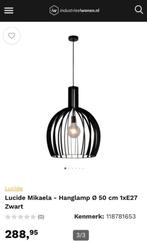Lucide Mikaela - Hanglamp Zwart doorsnede van 50 cm, Ophalen, Zo goed als nieuw, Minder dan 50 cm