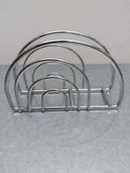 Verchroomde servethouder / brievenstandaard, Huis en Inrichting, Keuken | Keukenbenodigdheden, Ophalen of Verzenden, Zo goed als nieuw
