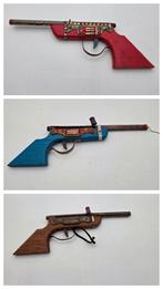 Vintage 1950s speelgoed pistolen, 3 stuks, Antiek en Kunst, Ophalen of Verzenden