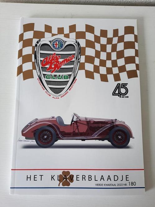Alfa Romeo Het Klaverblaadje Magazine nr. 180 Q4 2022, Verzamelen, Automerken, Motoren en Formule 1, Zo goed als nieuw, Auto's
