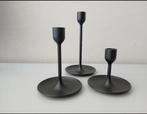 3 Ikea Fulltalig Kandelaars NIEUW, Ophalen, Zwart, Zo goed als nieuw, Metaal
