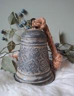 Zinken bel landelijk Kerstbel zink grijs Light & Living, Ophalen of Verzenden, Nieuw
