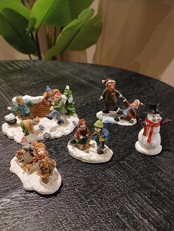 Kerstgroep Beelden Wintertafereel beschikbaar voor biedingen