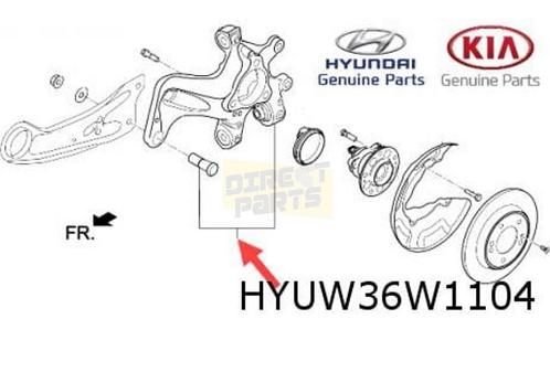 Hyundai Ioniq / Kia Niro (6/16-8/22) fuseestuk Rechts achter, Auto-onderdelen, Ophanging en Onderstel, Hyundai, Kia, Nieuw, Ophalen of Verzenden