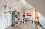 Kinderbed huisje - halve hoogslaper (Leen Bakker), 85 tot 100 cm, Gebruikt, Ophalen of Verzenden, Matras