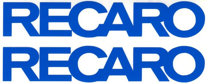 Recaro sticker set #4, Motoren, Accessoires | Stickers, Verzenden