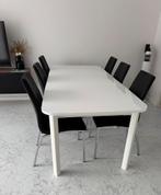 Eettafel, Huis en Inrichting, Tafels | Eettafels, Ophalen, 200 cm of meer, 50 tot 100 cm, Zo goed als nieuw