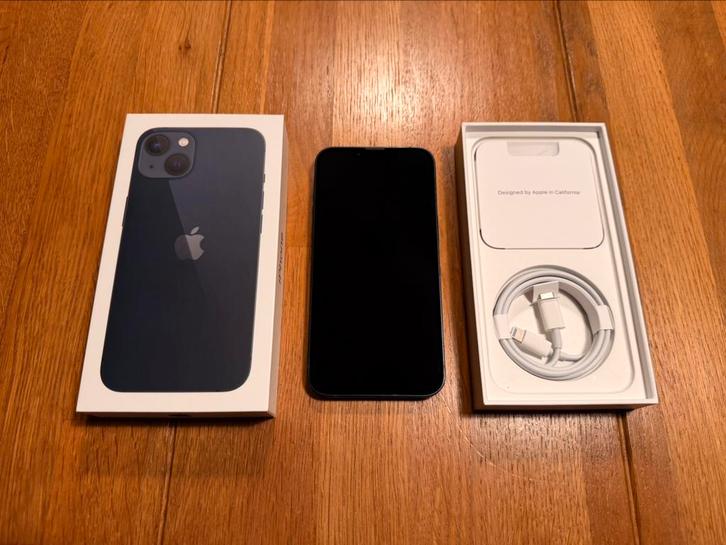 Nette iPhone 13 - 256GB - Midnight, Telecommunicatie, Mobiele telefoons | Apple iPhone, Gebruikt, 256 GB, Zonder abonnement, Zonder simlock
