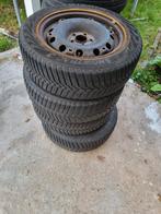 4 banden met metaalvelgen 185/60 R15, Ophalen of Verzenden, Zo goed als nieuw